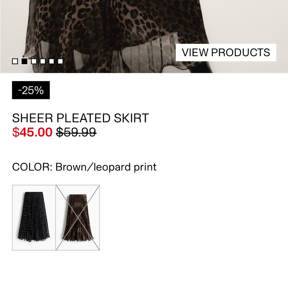 H&M Brown Leopard-Print Maxi Skirt - Picture 4 of 4